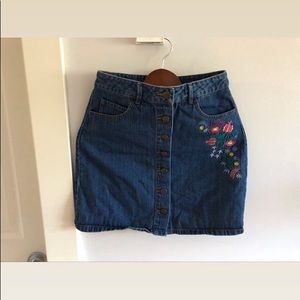 🖤denim mini skirt🖤